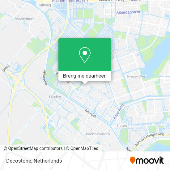 Decostone kaart