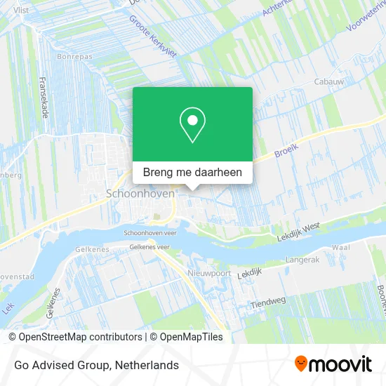 Go Advised Group kaart