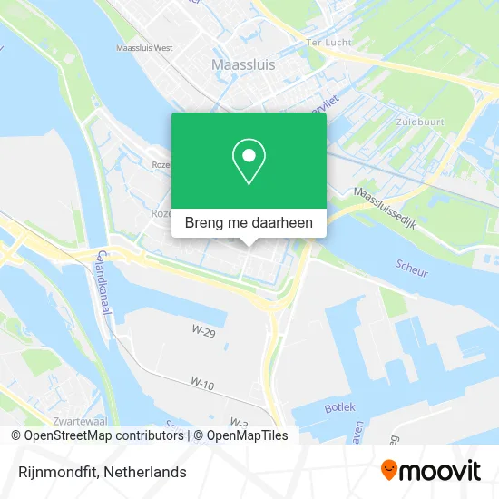 Rijnmondfit kaart