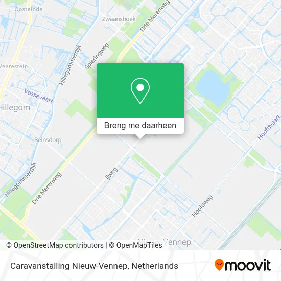 Caravanstalling Nieuw-Vennep kaart