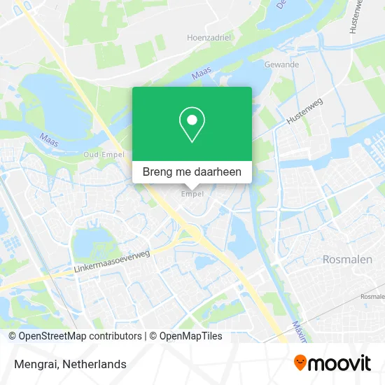Mengrai kaart