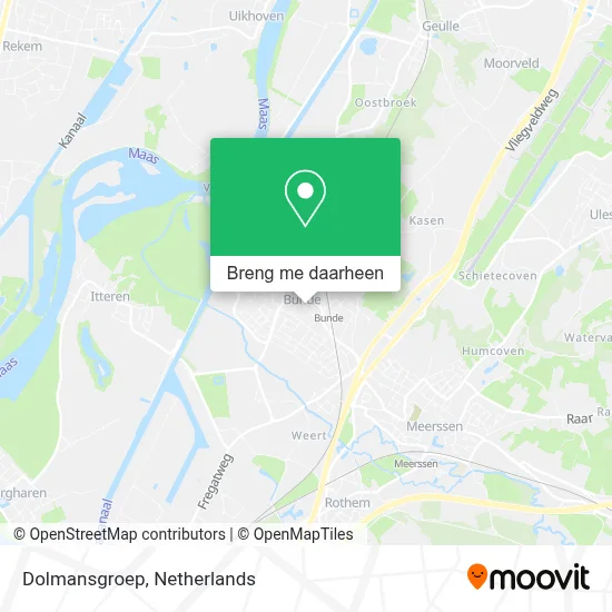 Dolmansgroep kaart