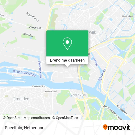 Speeltuin kaart