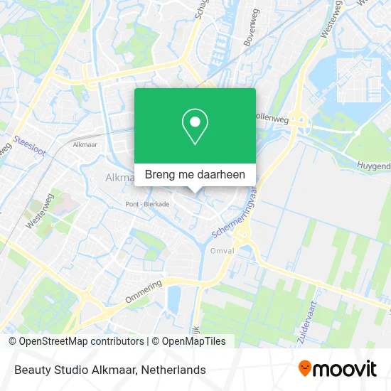 Beauty Studio Alkmaar kaart