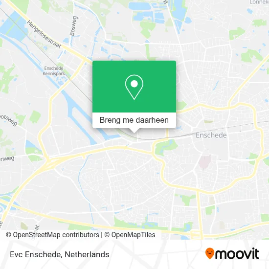 Evc Enschede kaart