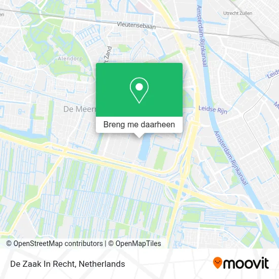De Zaak In Recht kaart