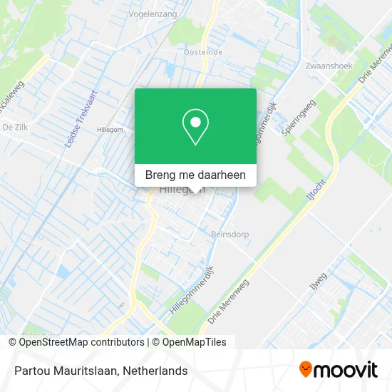 Partou Mauritslaan kaart