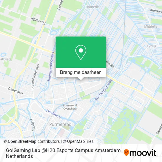 Go!Gaming Lab @H20 Esports Campus Amsterdam kaart
