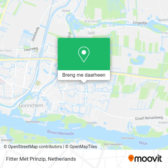 Fitter Met Prinzip kaart