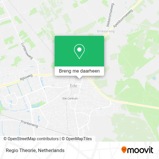 Regio Theorie kaart