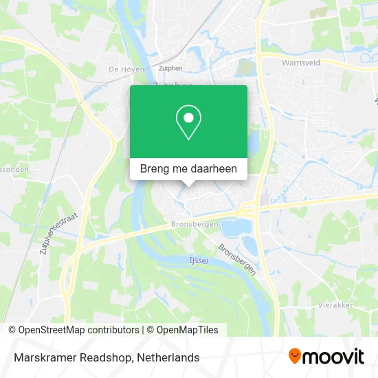 Marskramer Readshop kaart