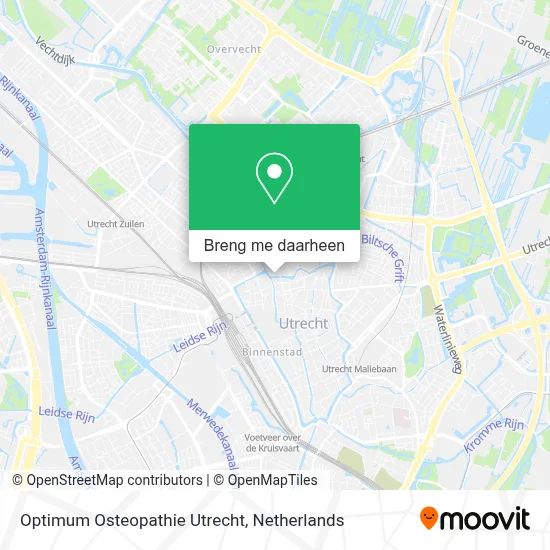 Optimum Osteopathie Utrecht kaart
