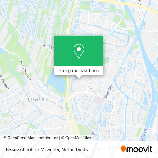 Basisschool De Meander kaart