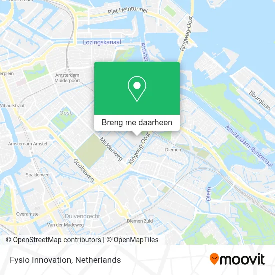 Fysio Innovation kaart
