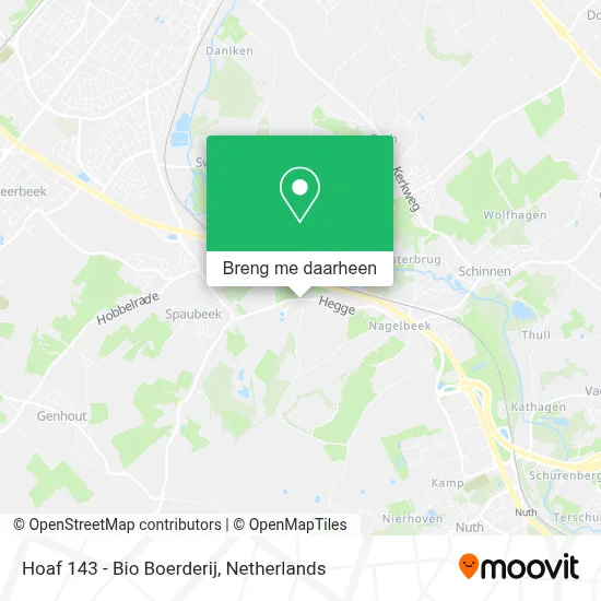 Hoaf 143 - Bio Boerderij kaart