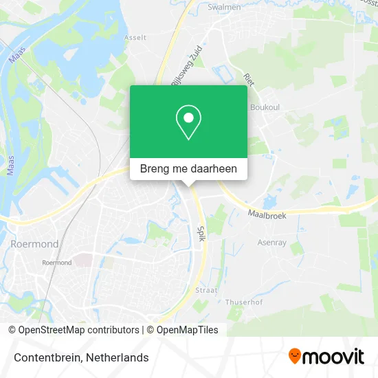 Contentbrein kaart