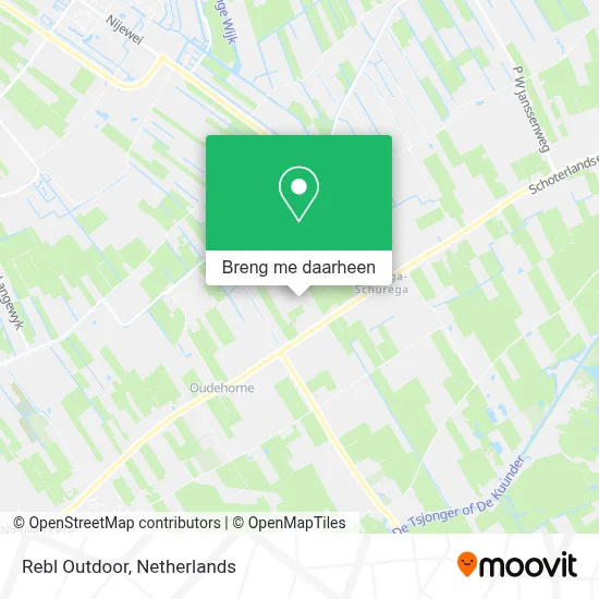 Rebl Outdoor kaart