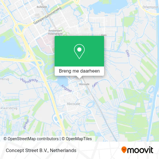 Concept Street B.V. kaart