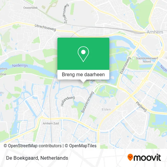 De Boekgaard kaart