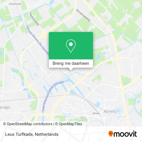 Leus Turfkade kaart