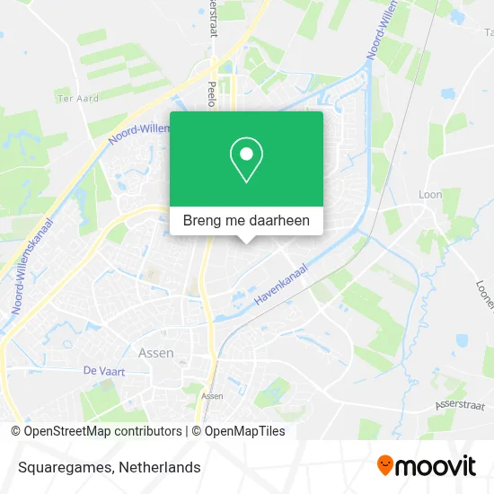 Squaregames kaart