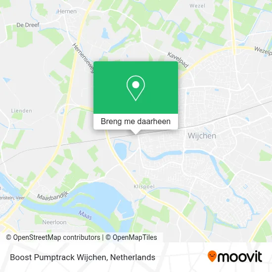 Boost Pumptrack Wijchen kaart