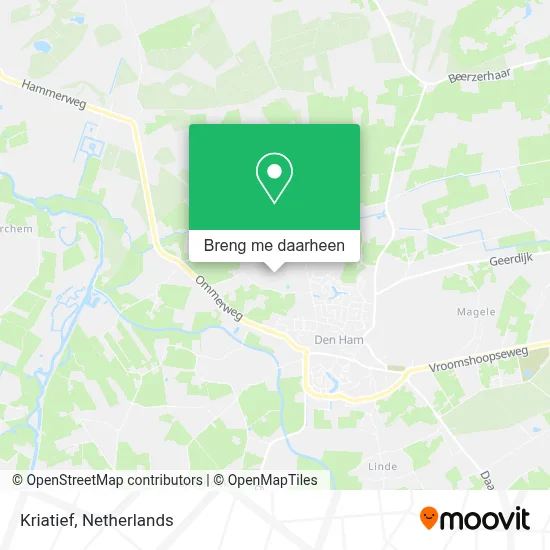 Kriatief kaart