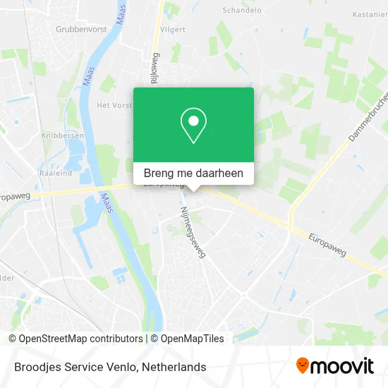 Broodjes Service Venlo kaart