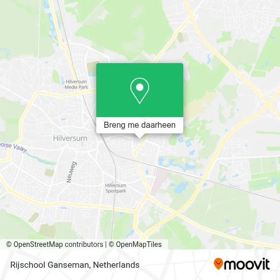 Rijschool Ganseman kaart