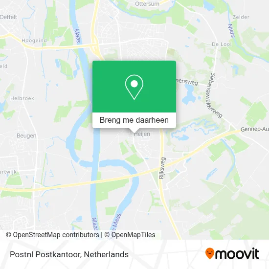 Postnl Postkantoor kaart