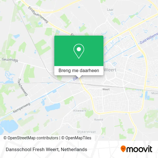 Dansschool Fresh Weert kaart