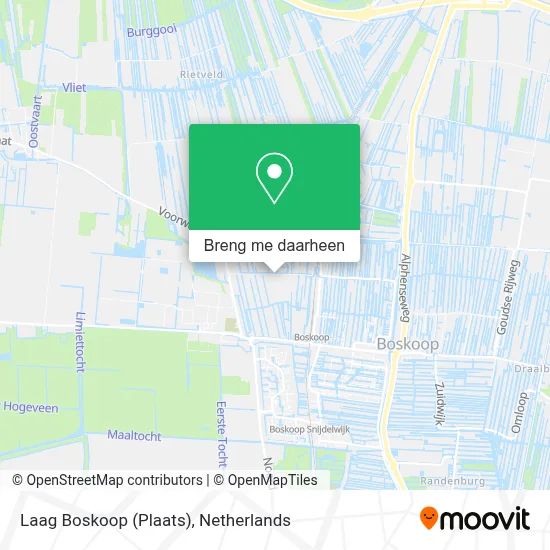 Laag Boskoop (Plaats) kaart