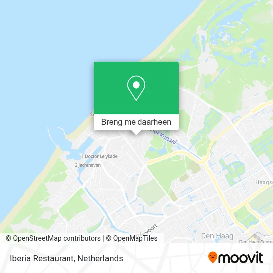 Iberia Restaurant kaart