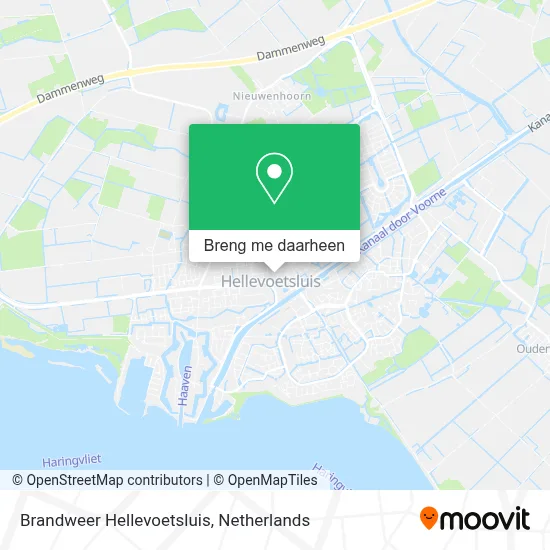 Brandweer Hellevoetsluis kaart
