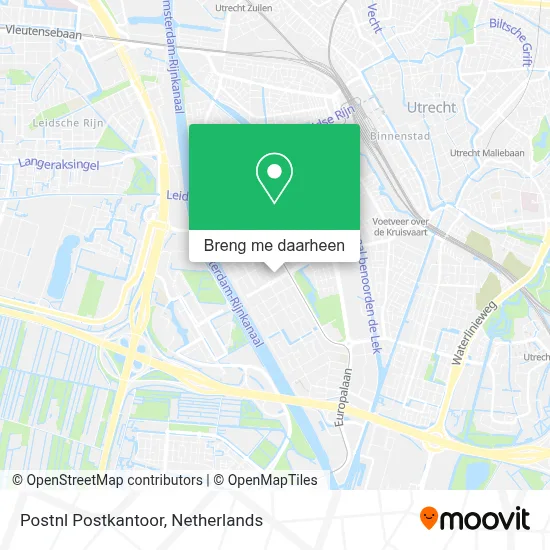 Postnl Postkantoor kaart