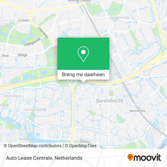 Auto Lease Centrale kaart