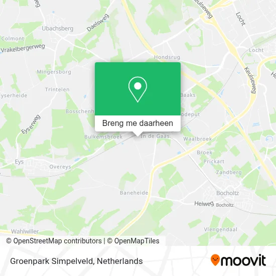 Groenpark Simpelveld kaart