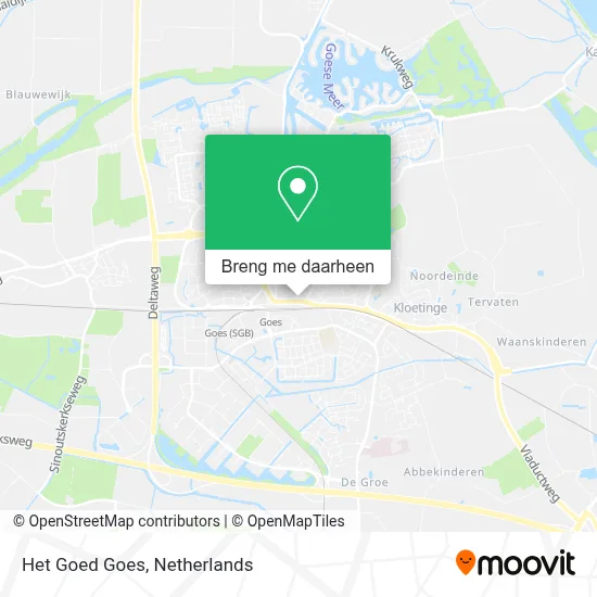 Het Goed Goes kaart