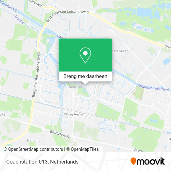Coachstation 013 kaart