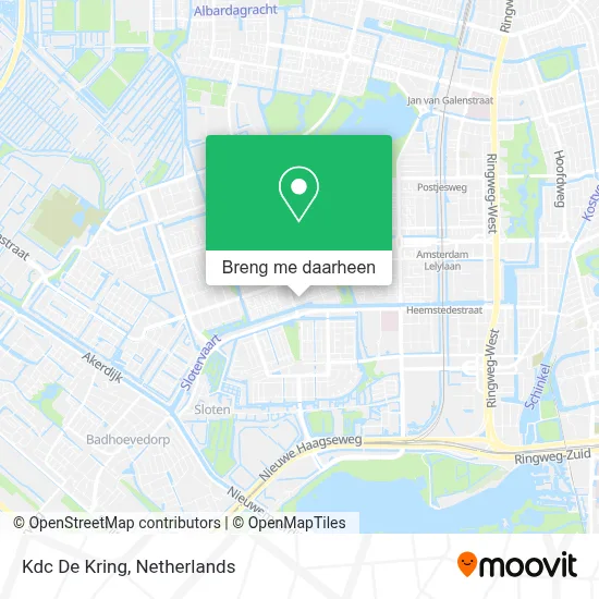 Kdc De Kring kaart