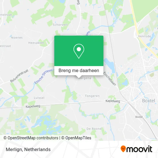 Merlign kaart