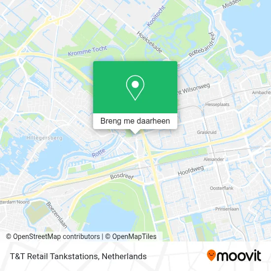 T&T Retail Tankstations kaart
