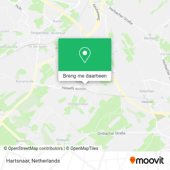 Hartsnaar kaart