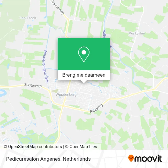 Pedicuresalon Angenes kaart