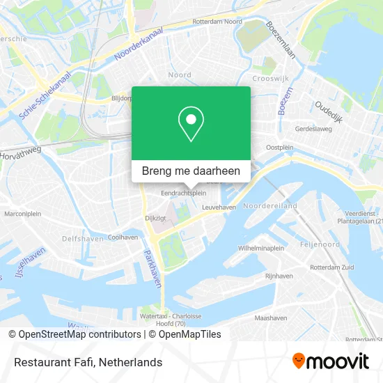 Restaurant Fafi kaart