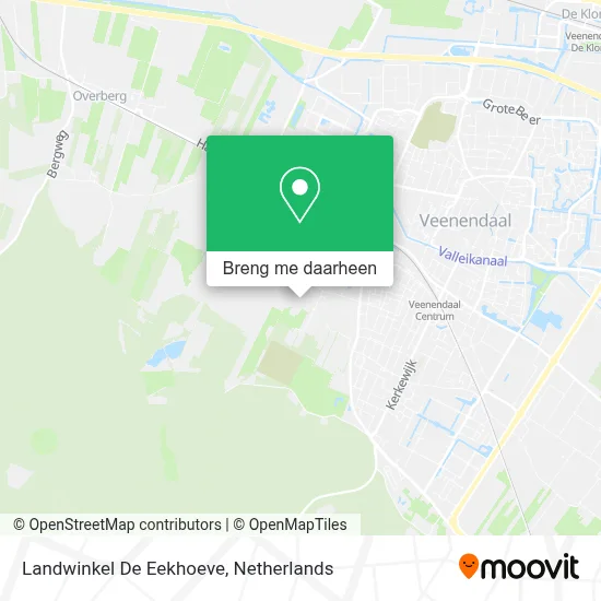 Landwinkel De Eekhoeve kaart