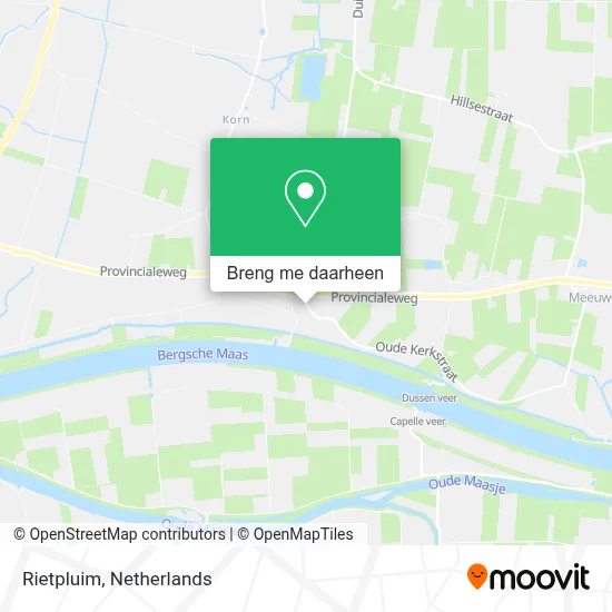 Rietpluim kaart