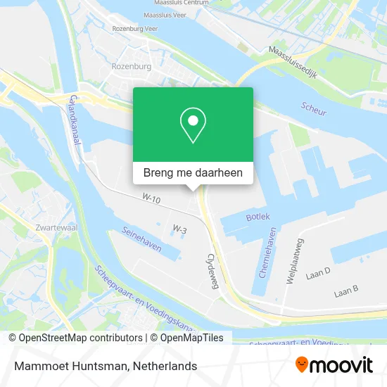 Mammoet Huntsman kaart
