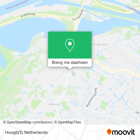 Hoogtij'D kaart