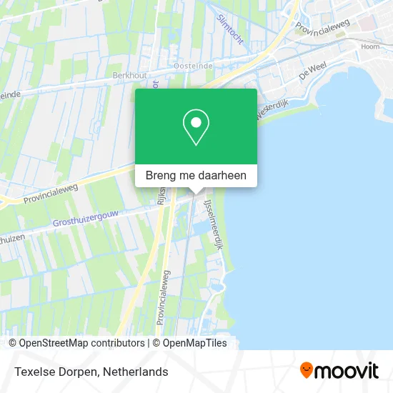 Texelse Dorpen kaart
